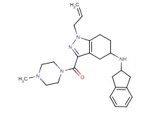 1-allyl-N-(2,3-dihydro-1H-inden-2-yl)-3-[(4-methyl-1-piperazinyl)carbonyl]-4,5,6,7-tetrahydro-1H-indazol-5-amine