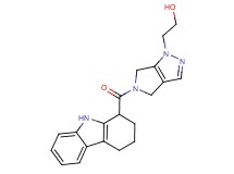 2-[5-(2,3,4,9-tetrahydro-1H-carbazol-1-ylcarbonyl)-5,6-dihydropyrrolo[3,4-c]pyrazol-1(4H)-yl]ethanol