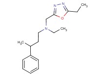 N-ethyl-N-[(5-ethyl-1,3,4-oxadiazol-2-yl)methyl]-3-phenylbutan-1-amine