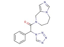 8-[phenyl(1H-tetrazol-1-yl)acetyl]-6,7,8,9-tetrahydro-5H-imidazo[1,5-a][1,4]diazepine