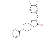 2-(3,4-difluorobenzyl)-8-(2-pyrimidinyl)-2,8-diazaspiro[4.5]decan-3-one