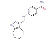 6-[(1,4,5,6,7,8-hexahydrocyclohepta[c]pyrazol-3-ylmethyl)amino]nicotinamide