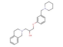 1-(3,4-dihydroisoquinolin-2(1H)-yl)-3-[3-(piperidin-1-ylmethyl)phenoxy]propan-2-ol