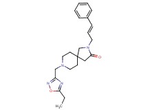 8-[(5-ethyl-1,2,4-oxadiazol-3-yl)methyl]-2-[(2E)-3-phenyl-2-propen-1-yl]-2,8-diazaspiro[4.5]decan-3-one