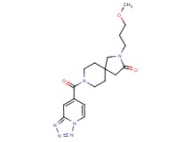2-(3-methoxypropyl)-8-(tetrazolo[1,5-a]pyridin-7-ylcarbonyl)-2,8-diazaspiro[4.5]decan-3-one