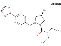 (2S,4S)-4-amino-N,N-diethyl-1-{[2-(2-furyl)pyrimidin-5-yl]methyl}pyrrolidine-2-carboxamide