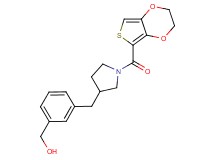 (3-{[1-(2,3-dihydrothieno[3,4-b][1,4]dioxin-5-ylcarbonyl)pyrrolidin-3-yl]methyl}phenyl)methanol