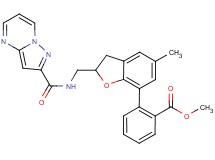 methyl 2-(5-methyl-2-{[(pyrazolo[1,5-a]pyrimidin-2-ylcarbonyl)amino]methyl}-2,3-dihydro-1-benzofuran-7-yl)benzoate