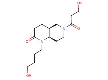 (4aS*,8aR*)-1-(4-hydroxybutyl)-6-(3-hydroxypropanoyl)octahydro-1,6-naphthyridin-2(1H)-one