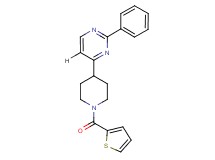 2-phenyl-4-[1-(2-thienylcarbonyl)-4-piperidinyl]pyrimidine