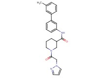 N-(3'-methyl-3-biphenylyl)-1-(1H-pyrazol-1-ylacetyl)-3-piperidinecarboxamide