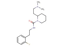 2-[2-(dimethylamino)ethyl]-N-[2-(2-fluorophenyl)ethyl]-1-piperidinecarboxamide