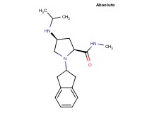 (4S)-1-(2,3-dihydro-1H-inden-2-yl)-4-(isopropylamino)-N-methyl-L-prolinamide