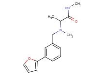 2-[[3-(2-furyl)benzyl](methyl)amino]-N-methylpropanamide