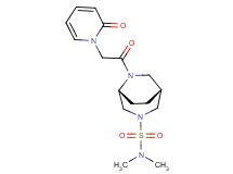 (1R*,5R*)-N,N-dimethyl-6-[(2-oxo-1(2H)-pyridinyl)acetyl]-3,6-diazabicyclo[3.2.2]nonane-3-sulfonamide