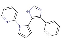 2-[2-(4-phenyl-1H-imidazol-5-yl)-1H-pyrrol-1-yl]pyridine