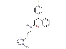 3-(4-fluorophenyl)-N-methyl-N-[3-(1-methyl-1H-imidazol-2-yl)propyl]-3-phenylpropanamide