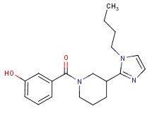 3-{[3-(1-butyl-1H-imidazol-2-yl)piperidin-1-yl]carbonyl}phenol