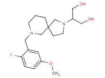 2-[7-(2-fluoro-5-methoxybenzyl)-2,7-diazaspiro[4.5]dec-2-yl]-1,3-propanediol