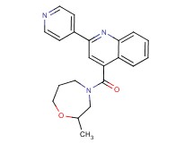 4-[(2-methyl-1,4-oxazepan-4-yl)carbonyl]-2-(4-pyridinyl)quinoline