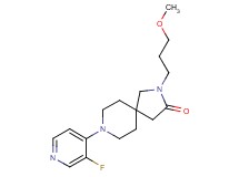 8-(3-fluoro-4-pyridinyl)-2-(3-methoxypropyl)-2,8-diazaspiro[4.5]decan-3-one