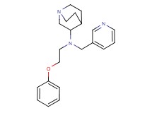 N-(2-phenoxyethyl)-N-(3-pyridinylmethyl)quinuclidin-3-amine
