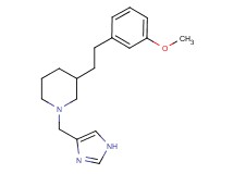 1-(1H-imidazol-4-ylmethyl)-3-[2-(3-methoxyphenyl)ethyl]piperidine