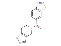 5-(1,3-benzothiazol-6-ylcarbonyl)-4,5,6,7-tetrahydro-1H-pyrazolo[4,3-c]pyridine