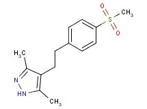 3,5-dimethyl-4-{2-[4-(methylsulfonyl)phenyl]ethyl}-1H-pyrazole