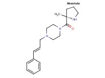 1-(2-methyl-D-prolyl)-4-[(2E)-3-phenyl-2-propen-1-yl]piperazine dihydrochloride