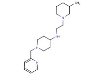 N-[2-(3-methylpiperidin-1-yl)ethyl]-1-(pyridin-2-ylmethyl)piperidin-4-amine