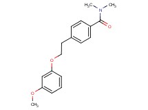 4-[2-(3-methoxyphenoxy)ethyl]-N,N-dimethylbenzamide