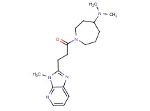 N,N-dimethyl-1-[3-(3-methyl-3H-imidazo[4,5-b]pyridin-2-yl)propanoyl]-4-azepanamine
