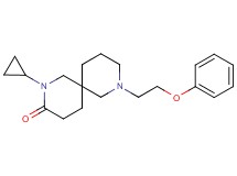 2-cyclopropyl-8-(2-phenoxyethyl)-2,8-diazaspiro[5.5]undecan-3-one