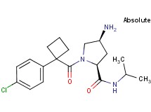 (2S,4S)-4-amino-1-{[1-(4-chlorophenyl)cyclobutyl]carbonyl}-N-isopropylpyrrolidine-2-carboxamide