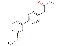 2-[3'-(methylthio)biphenyl-4-yl]acetamide