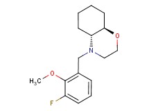 (4aR*,8aR*)-4-(3-fluoro-2-methoxybenzyl)octahydro-2H-1,4-benzoxazine