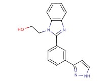 2-{2-[3-(1H-pyrazol-3-yl)phenyl]-1H-benzimidazol-1-yl}ethanol trifluoroacetate (salt)