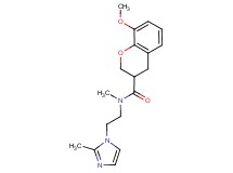 8-methoxy-N-methyl-N-[2-(2-methyl-1H-imidazol-1-yl)ethyl]-3-chromanecarboxamide