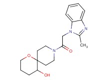 9-[(2-methyl-1H-benzimidazol-1-yl)acetyl]-1-oxa-9-azaspiro[5.5]undecan-5-ol
