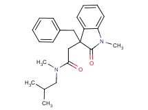 2-(3-benzyl-1-methyl-2-oxo-2,3-dihydro-1H-indol-3-yl)-N-isobutyl-N-methylacetamide