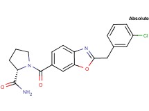 1-{[2-(3-chlorobenzyl)-1,3-benzoxazol-6-yl]carbonyl}-L-prolinamide