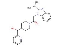 {1-[(2-isopropyl-1H-benzimidazol-1-yl)acetyl]-4-piperidinyl}(2-pyridinyl)methanol bis(trifluoroacetate) (salt)