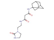 N-1-adamantyl-N'-[2-(2-oxoimidazolidin-1-yl)ethyl]malonamide