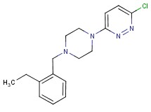 3-chloro-6-[4-(2-ethylbenzyl)piperazin-1-yl]pyridazine