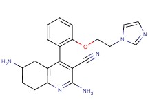 2,6-diamino-4-{2-[2-(1H-imidazol-1-yl)ethoxy]phenyl}-5,6,7,8-tetrahydroquinoline-3-carbonitrile