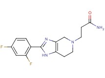 3-[2-(2,4-difluorophenyl)-1,4,6,7-tetrahydro-5H-imidazo[4,5-c]pyridin-5-yl]propanamide
