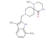 9-[(3,7-dimethyl-1H-indol-2-yl)methyl]-1-methyl-1,4,9-triazaspiro[5.5]undecan-5-one