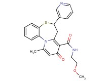 N-(2-methoxyethyl)-11-methyl-9-oxo-6-(3-pyridinyl)-7,9-dihydro-6H-pyrido[2,1-d][1,5]benzothiazepine-8-carboxamide