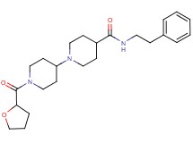 N-(2-phenylethyl)-1'-(tetrahydro-2-furanylcarbonyl)-1,4'-bipiperidine-4-carboxamide